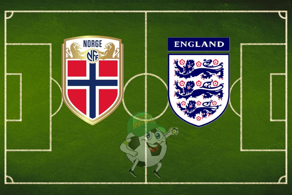 Norvegia Inghilterra cronaca diretta live e risultato in tempo reale