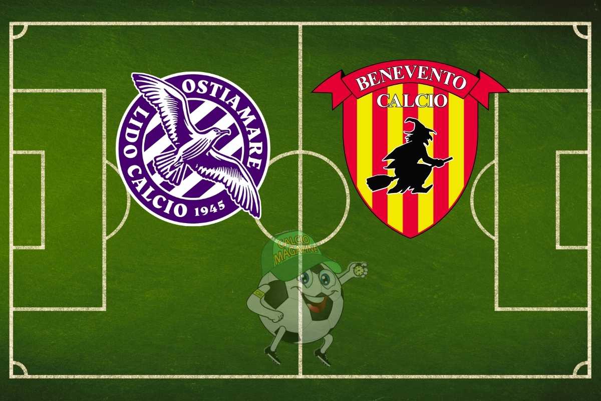 Ostiamare Benevento cronaca diretta live e risultato in tempo reale