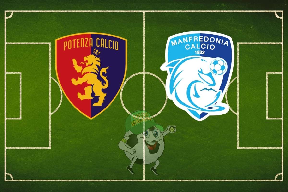 Potenza Manfredonia cronaca diretta live e risultato in tempo reale