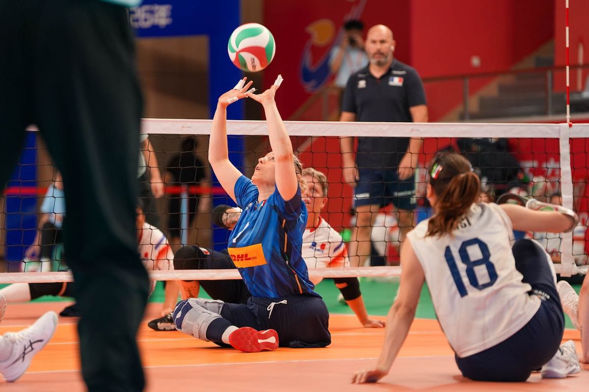 sitting volley italia francia