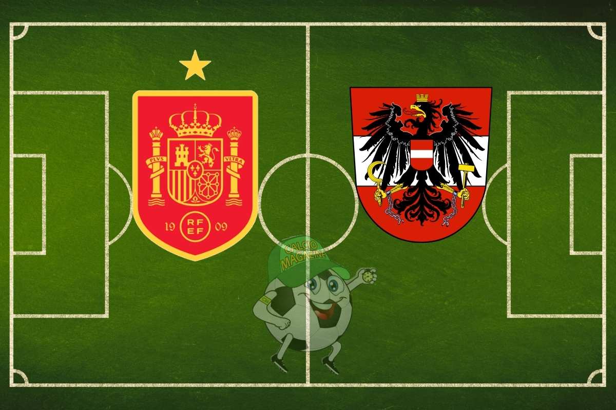Spagna Austria cronaca diretta live e risultato in tempo reale