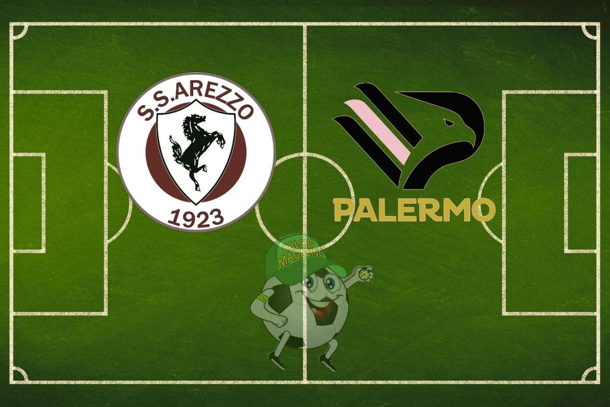 Arezzo Palermo cronaca diretta live risultato in tempo reale