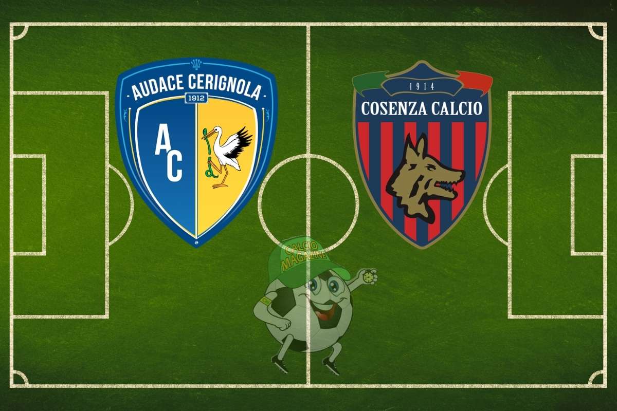 Audace Cerignola Cosenza cronaca diretta live risultato in tempo reale