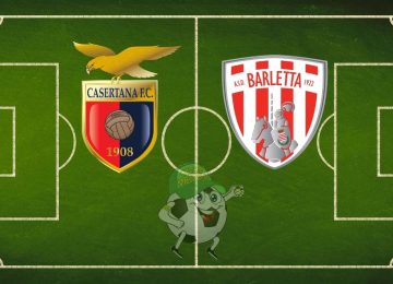 Casertana Barletta cronaca diretta live risultato in tempo reale