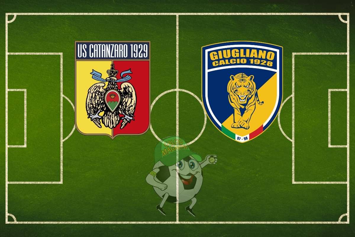 Catanzaro Giugliano cronaca diretta live risultato in tempo reale