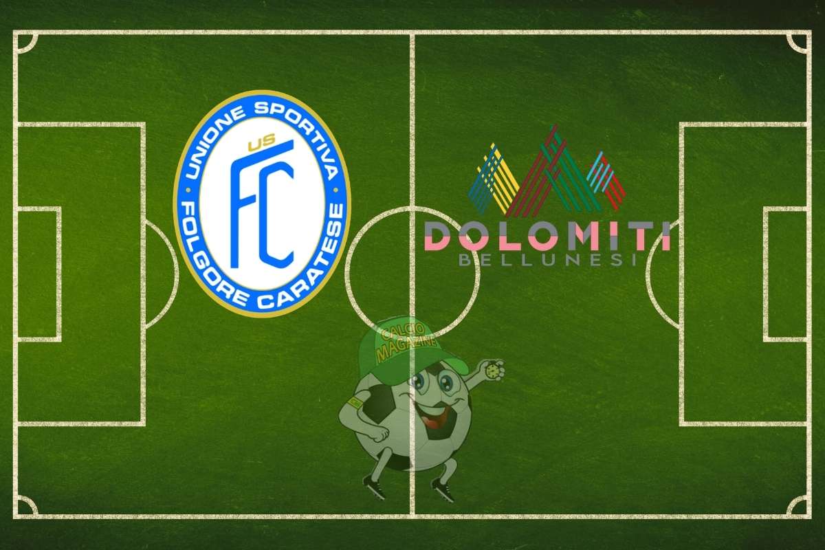 Folgore Caratese Dolomiti Bellunesi cronaca diretta live risultato in tempo reale