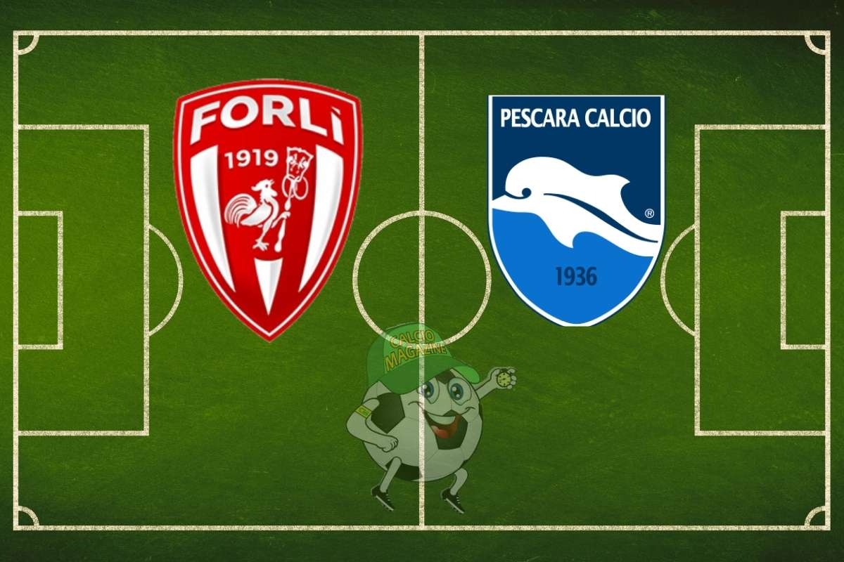 Forlì Pescara cronaca diretta live risultato in tempo reale