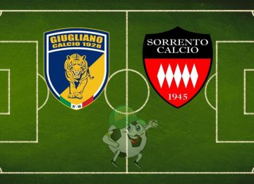 Giugliano Sorrento cronaca diretta live risultato in tempo reale