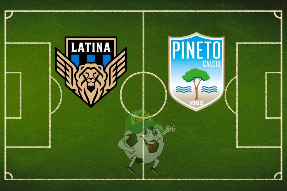 Latina Pineto cronaca diretta live risultato in tempo reale