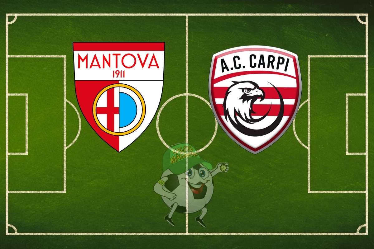 Mantova Carpi cronaca diretta live risultato in tempo reale