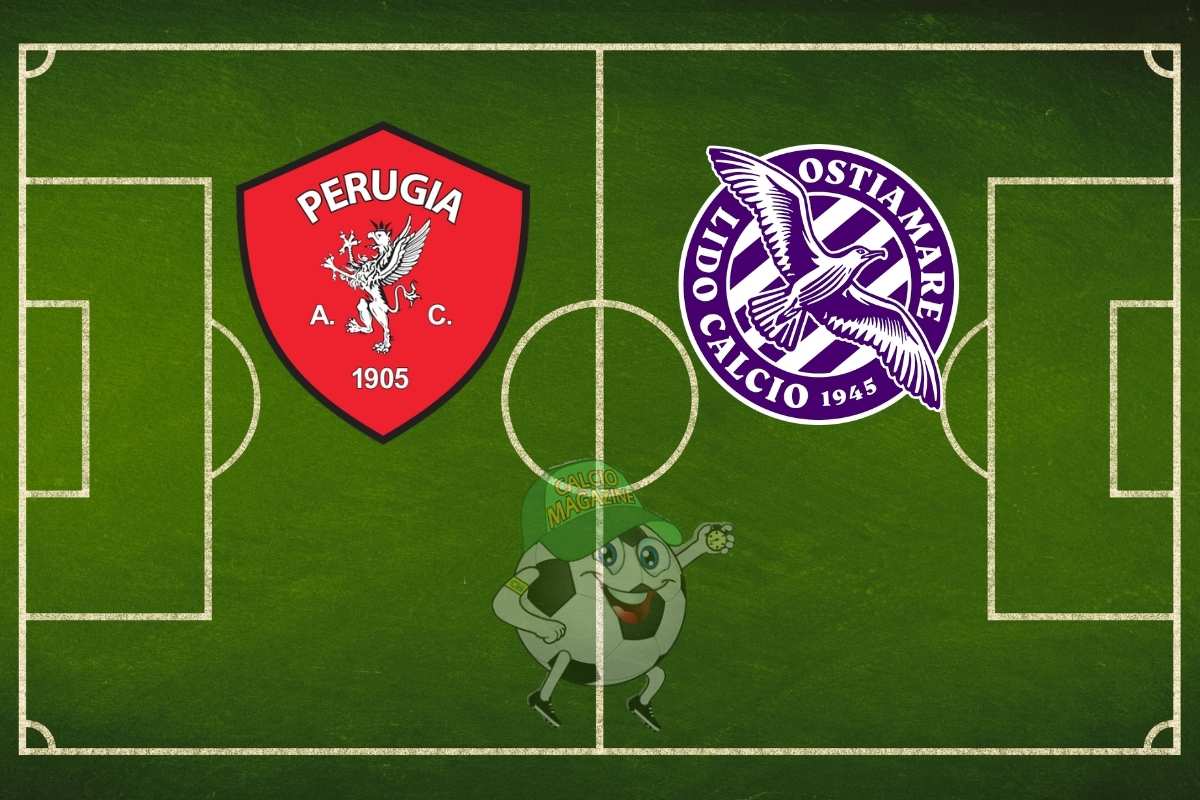 Perugia Ostiamare cronaca diretta live risultato in tempo reale
