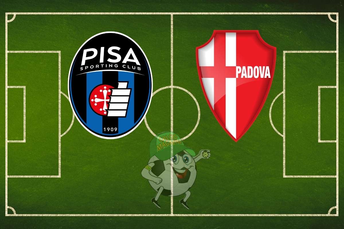 Pisa Padova cronaca diretta live risultato in tempo reale