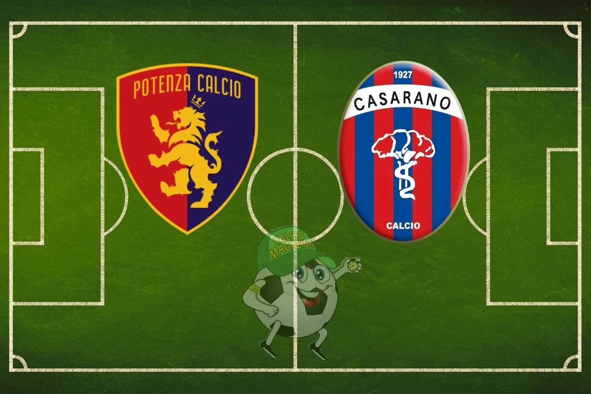 Potenza Casarano cronaca diretta live risultato in tempo reale
