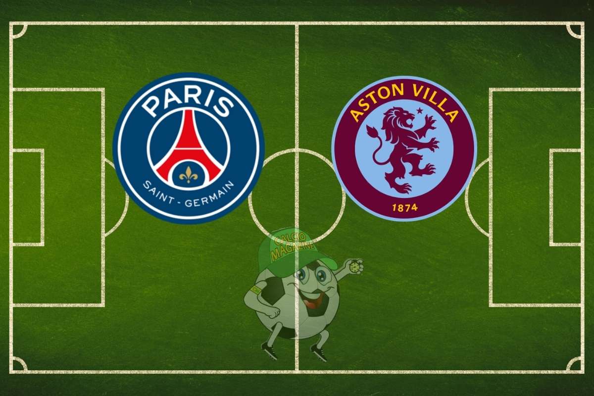PSG Aston Villa cronaca diretta live risultato in tempo reale