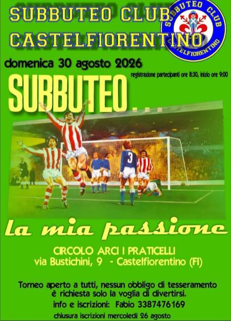 subbuteo 30 agosto 2026