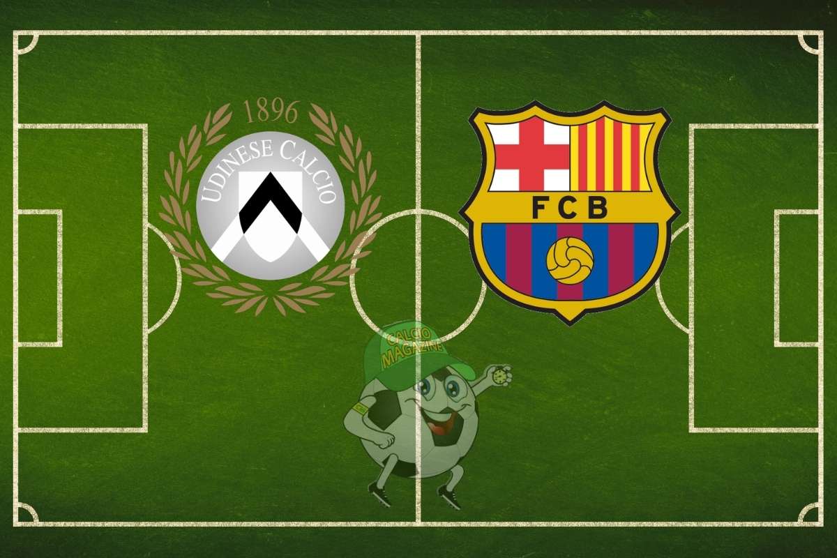 Udinese Barcellona cronaca diretta live risultato in tempo reale