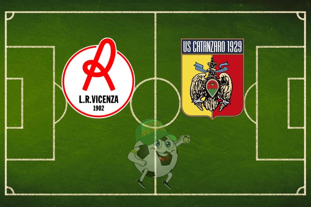Vicenza Catanzaro cronaca diretta live risultato in tempo reale