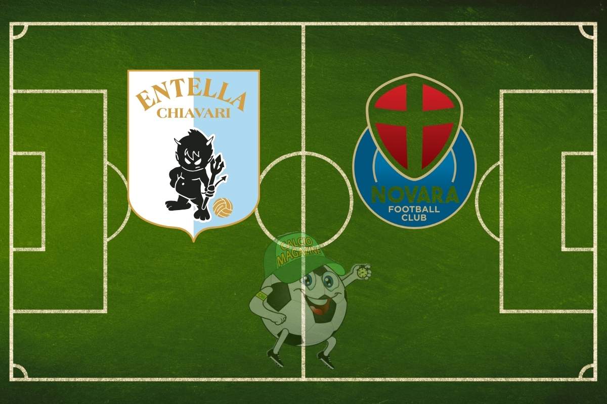 Virtus Entella Novara cronaca diretta live risultato in tempo reale
