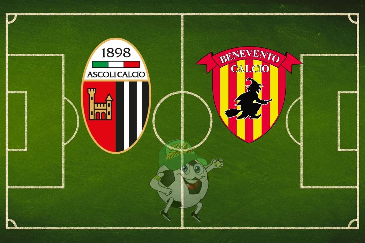 Ascoli Benevento cronaca diretta live risultato in tempo reale