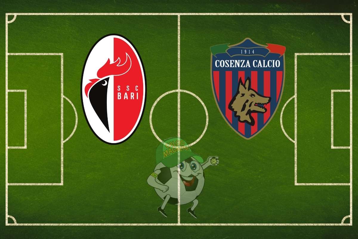 Bari Cosenza cronaca diretta live risultato in tempo reale
