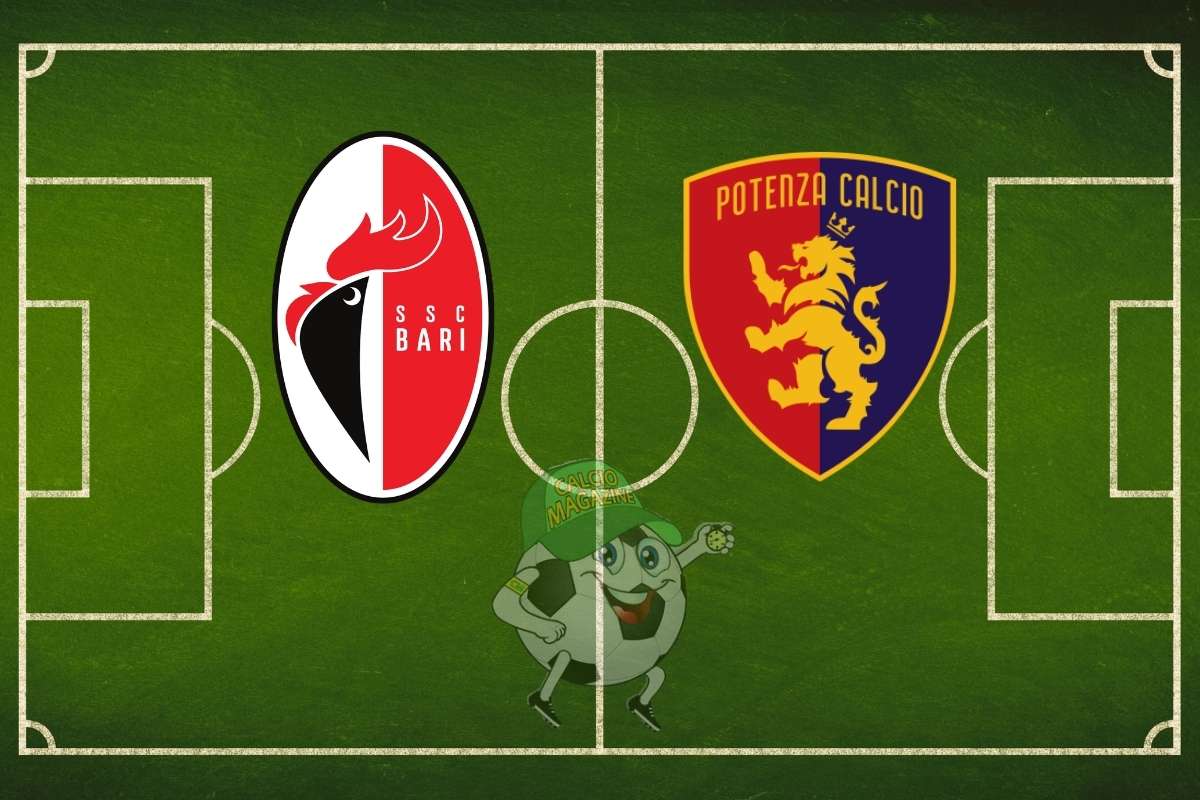 Bari Potenza cronaca diretta live risultato in tempo reale