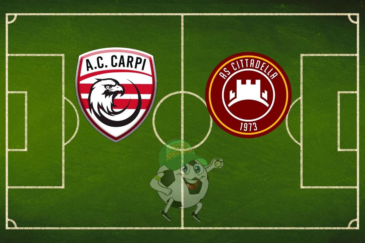 Carpi Cittadella cronaca diretta live risultato in tempo reale