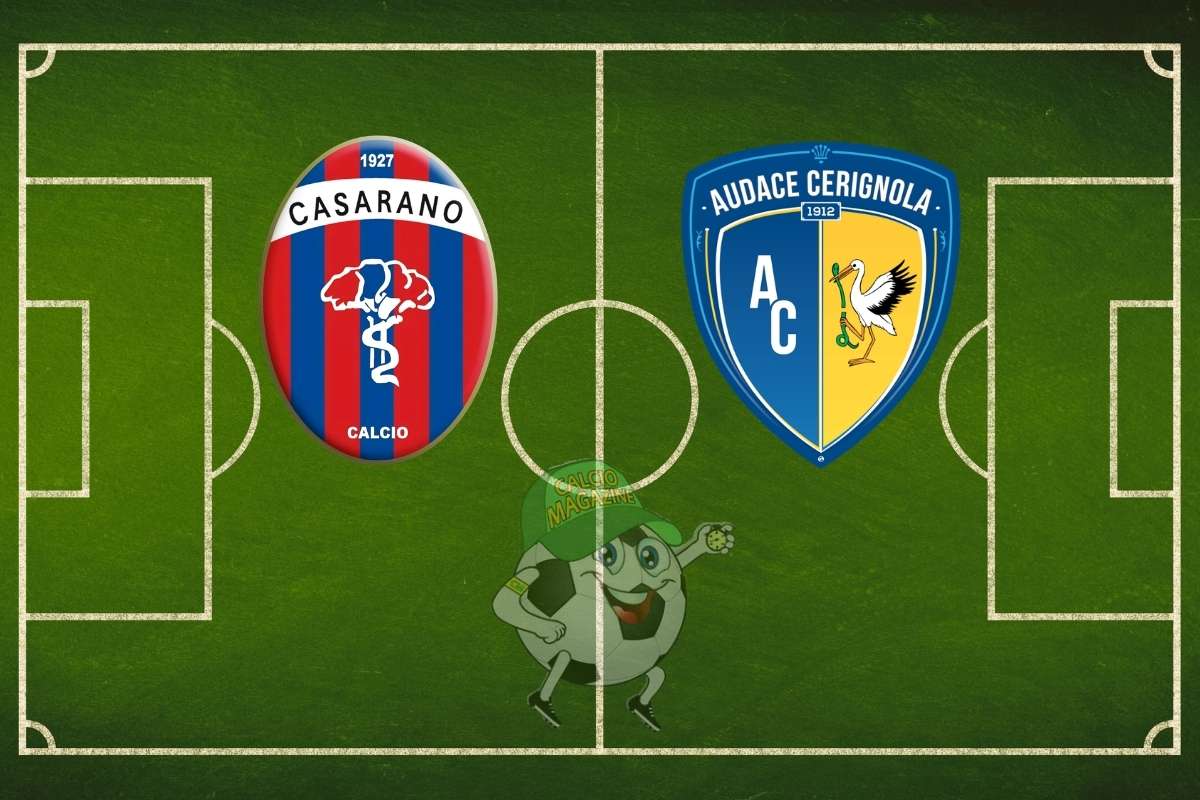 Casarano Audace Cerignola cronaca diretta live risultato in tempo reale