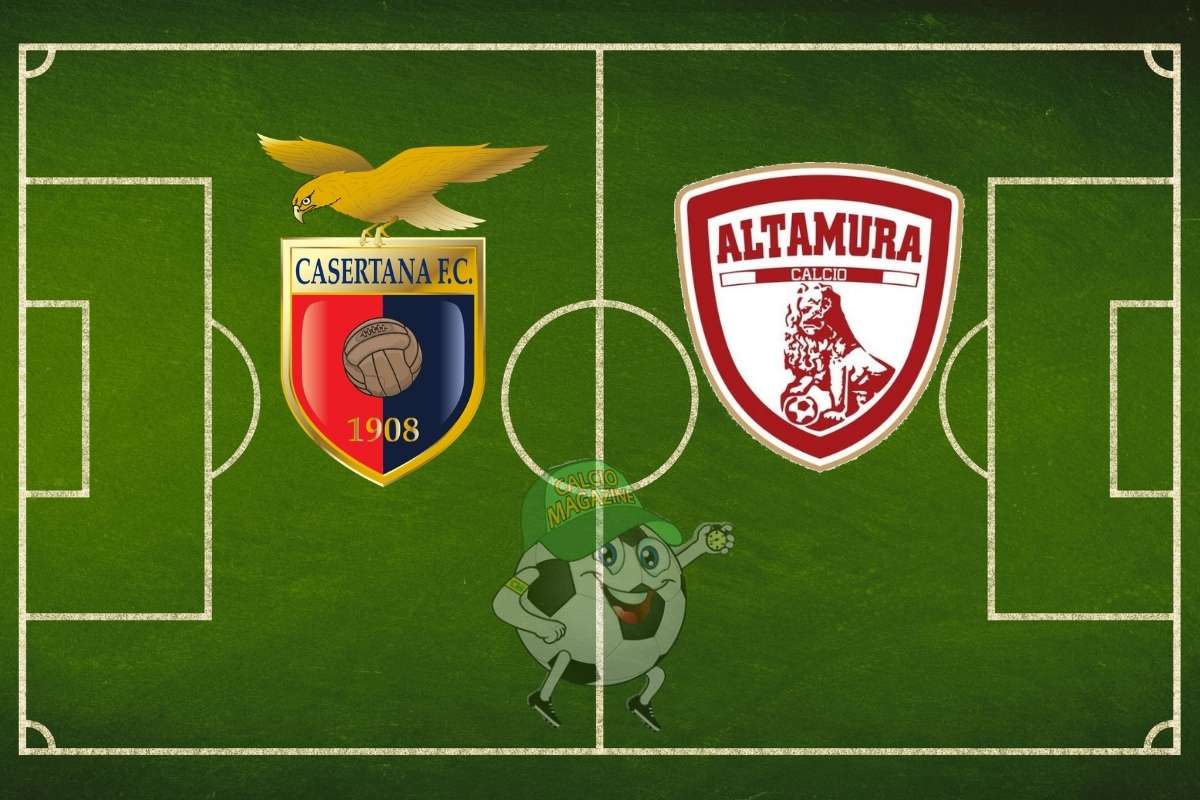 Casertana Altamura cronaca diretta live risultato in tempo reale