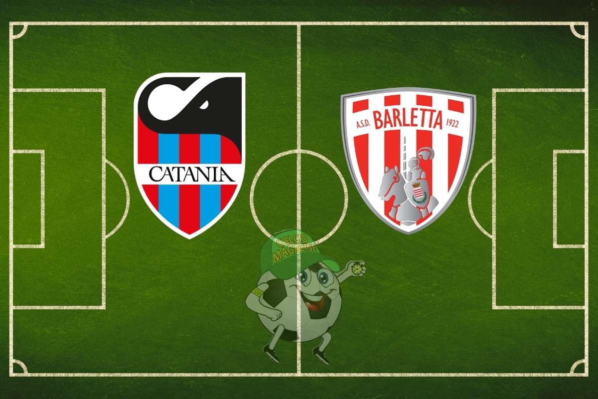 Catania Barletta cronaca diretta live risultato in tempo reale
