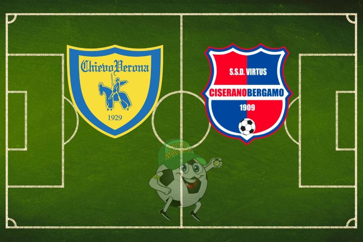 Chievo Verona Ciserano Bergamo cronaca diretta live e risultato in tempo reale