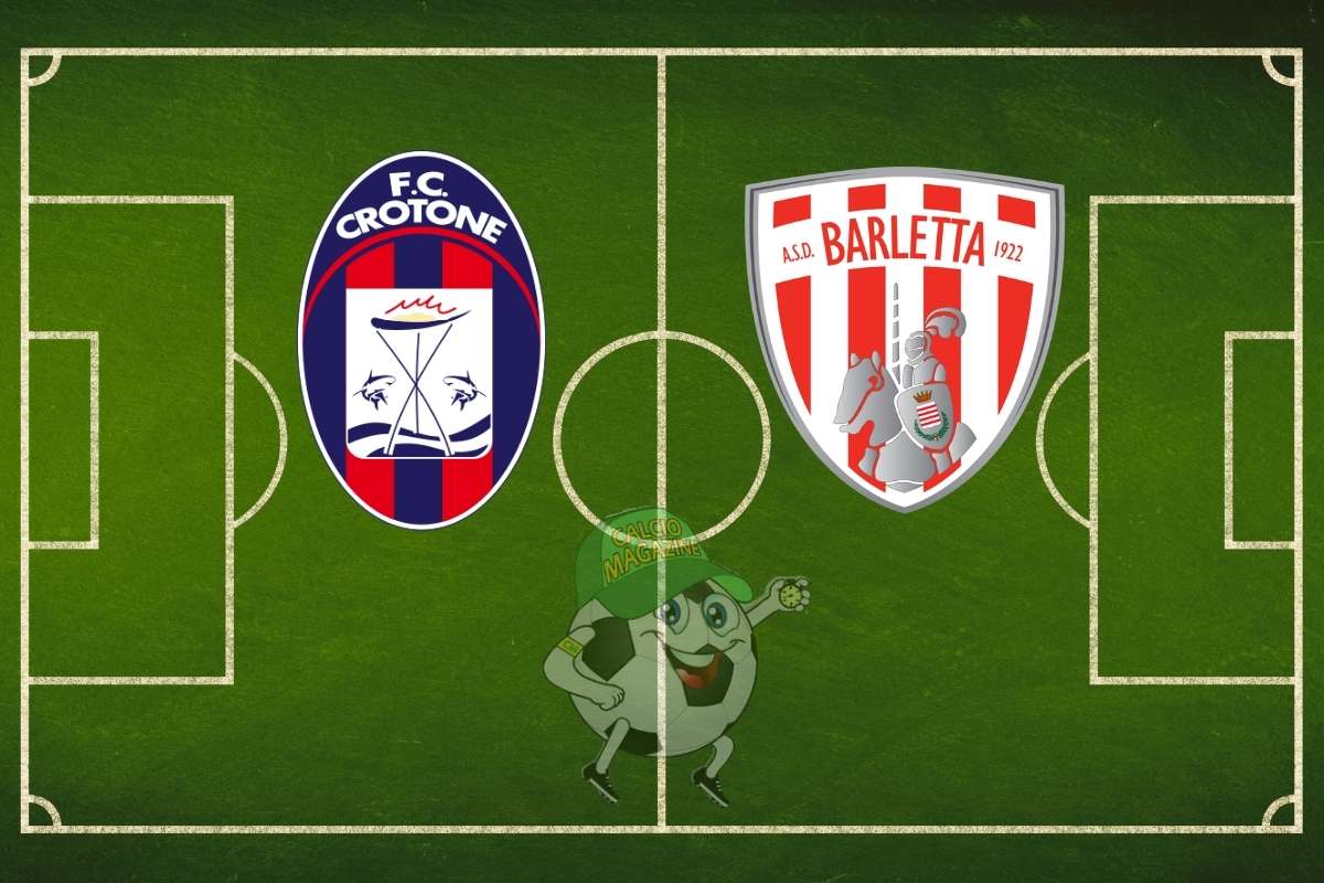 Crotone Barletta cronaca diretta live risultato in tempo reale