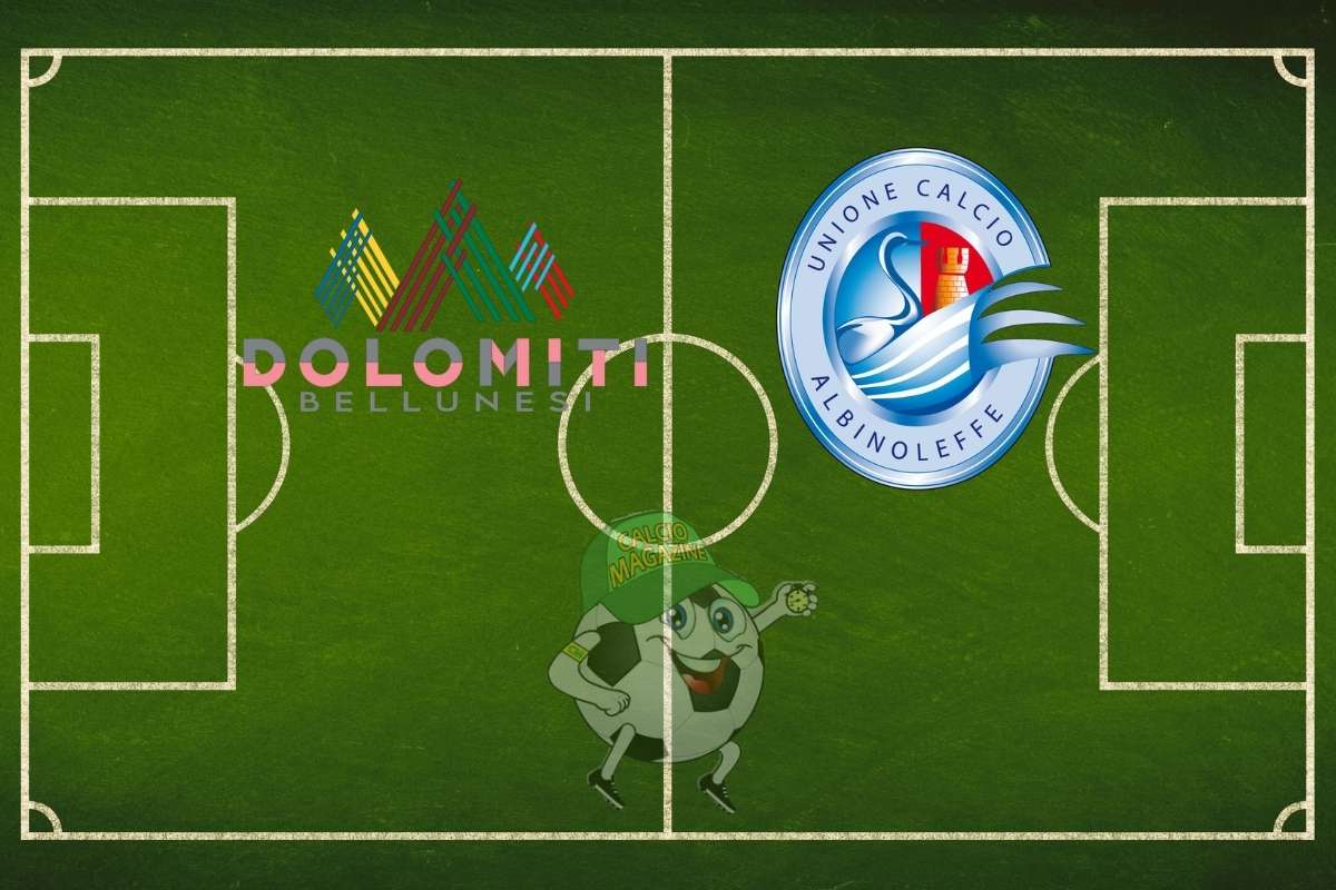 Dolomiti Bellunesi AlbinoLeffe cronaca diretta live risultato in tempo reale