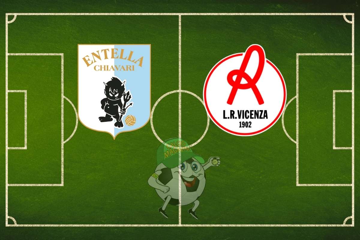 Entella Vicenza cronaca diretta live risultato in tempo reale