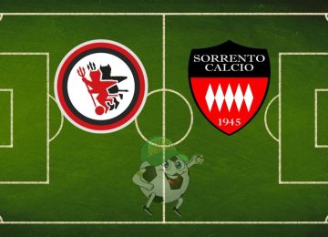 Foggia Sorrento cronaca diretta live risultato in tempo reale