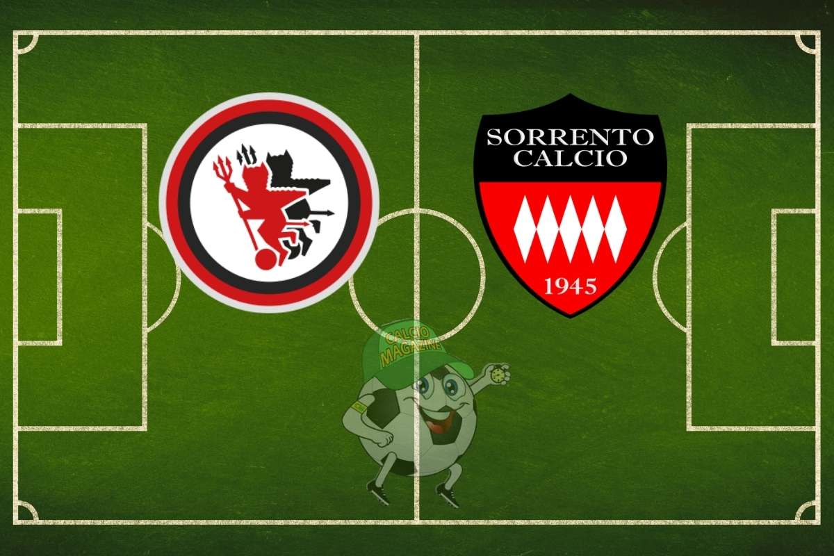 Foggia Sorrento cronaca diretta live risultato in tempo reale