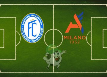Folgore Caratese Alcione Milano cronaca diretta live risultato in tempo reale