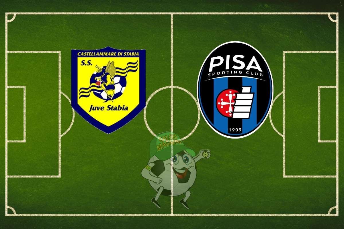 Juve Stabia Pisa cronaca diretta live risultato in tempo reale