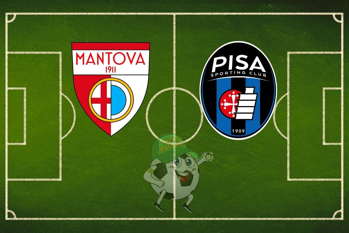 Mantova Pisa cronaca diretta live e risultato in tempo reale