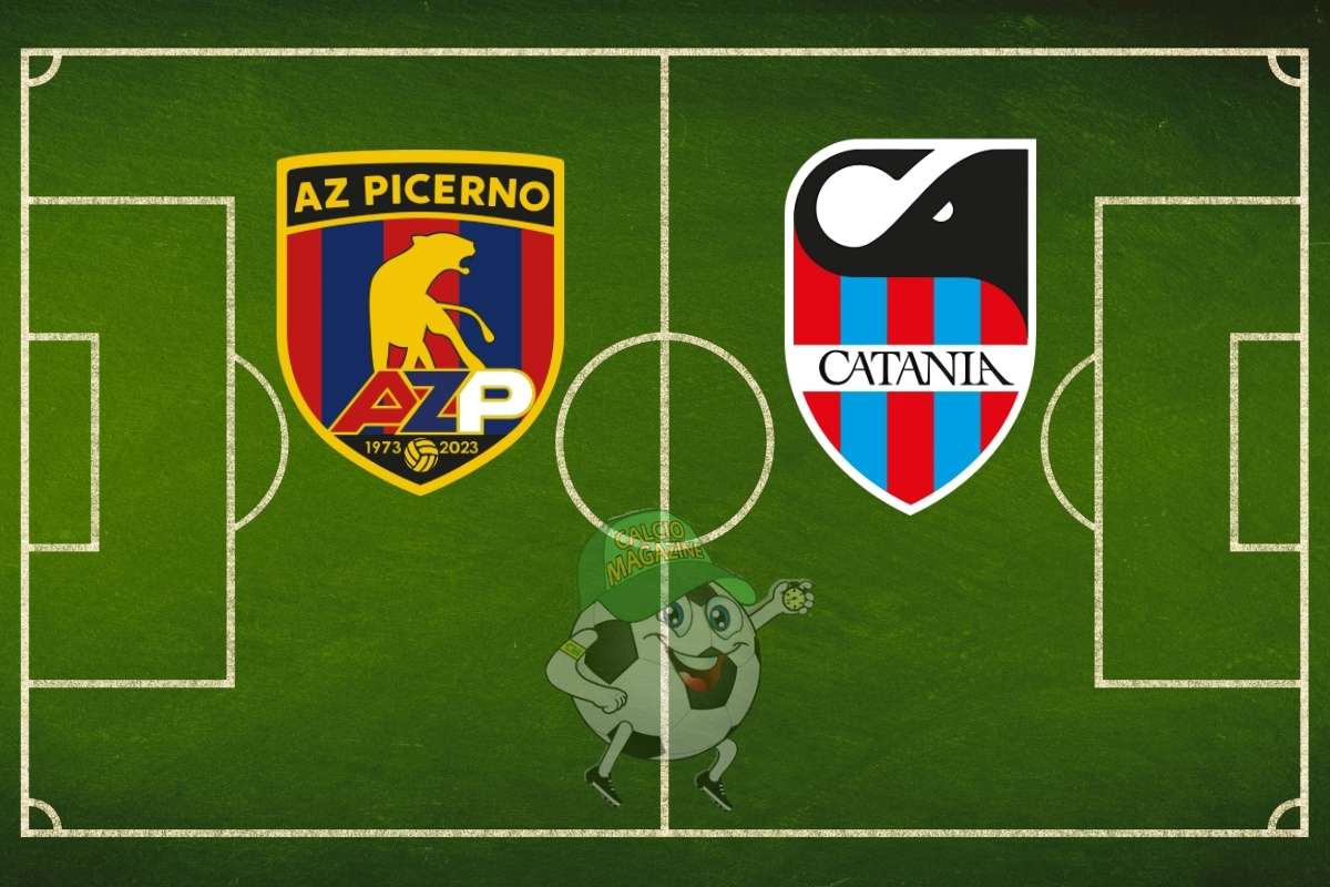 Picerno Catania cronaca diretta live risultato in tempo reale