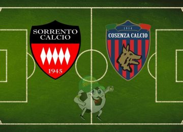 Sorrento Cosenza cronaca diretta live risultato in tempo reale