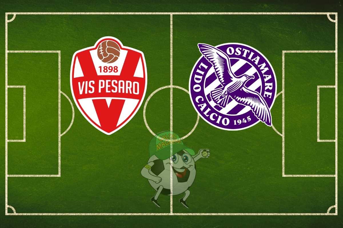 Vis Pesaro Ostiamare cronaca diretta live risultato in tempo reale