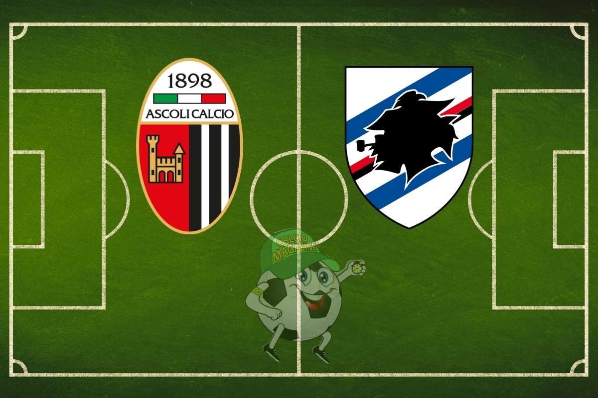 Ascoli Sampdoria cronaca diretta live risultato in tempo reale