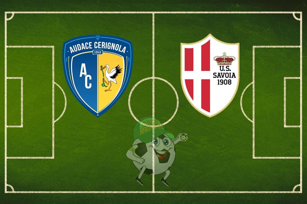 Audace Cerignola Savoia cronaca diretta live risultato in tempo reale
