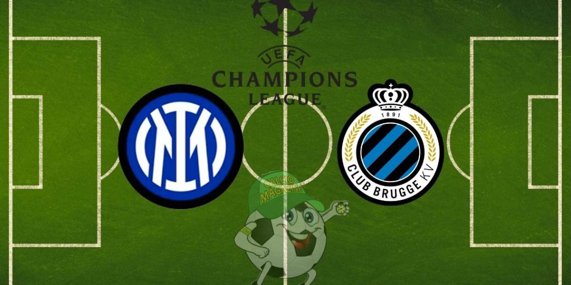 Inter Club Brugge cronaca diretta live risultato in tempo reale