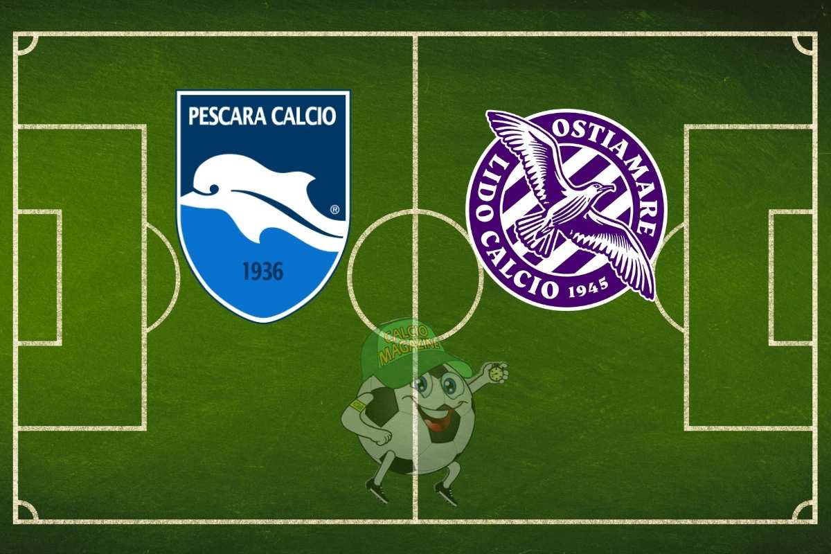 Pescara Ostiamare cronaca diretta live risultato in tempo reale