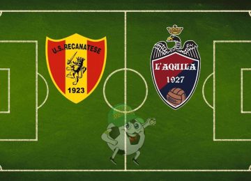 Recanatese L'Aquila cronaca diretta live risultato in tempo reale