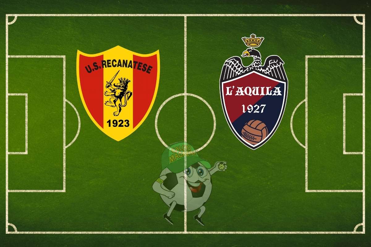 Recanatese L'Aquila cronaca diretta live risultato in tempo reale
