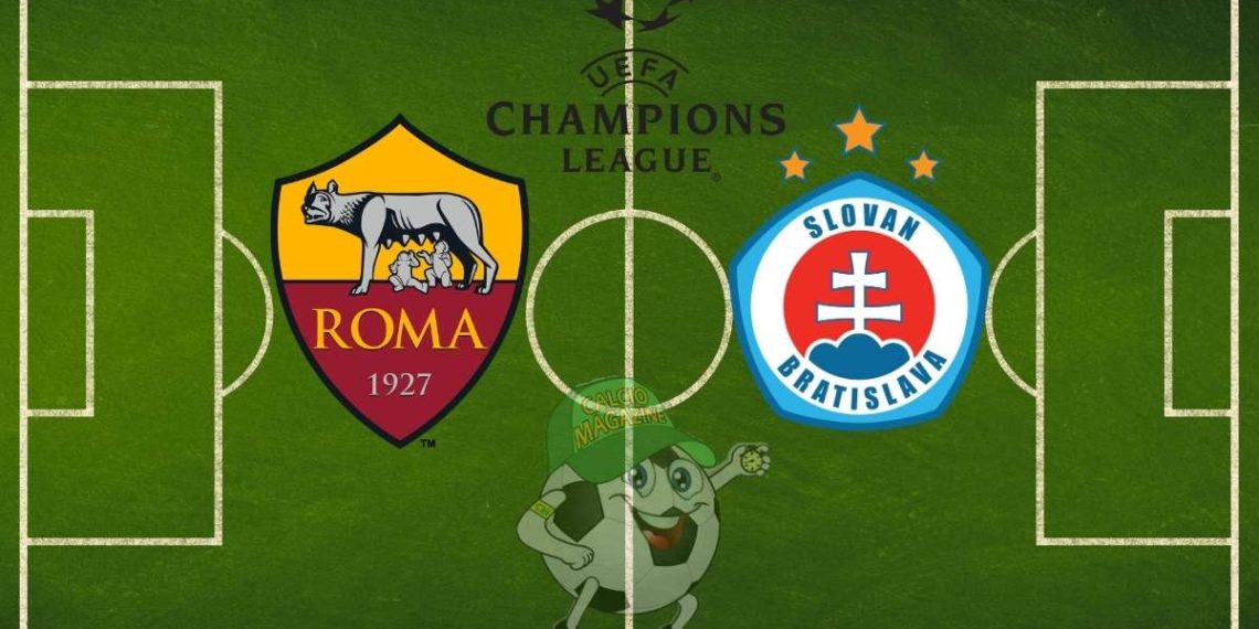 Roma Slovan Bratislava cronaca diretta live risultato in tempo reale