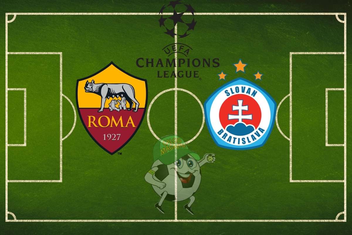 Roma Slovan Bratislava cronaca diretta live risultato in tempo reale