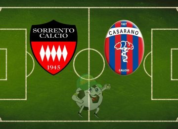 Sorrento Casarano cronaca diretta live risultato in tempo reale